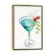 preview thumbnail 5 of 10, iCanvas "Cocktail II" by Patricia Pinto Framed Canvas Print Gold - 26x18