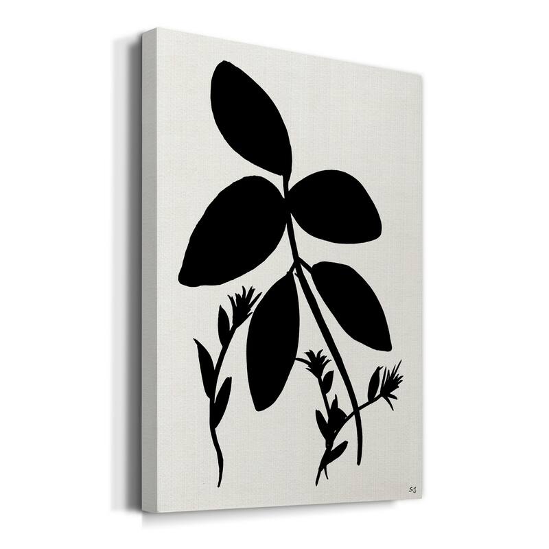 Silhouette Garden II Premium Gallery Wrapped Canvas - Ready to Hang