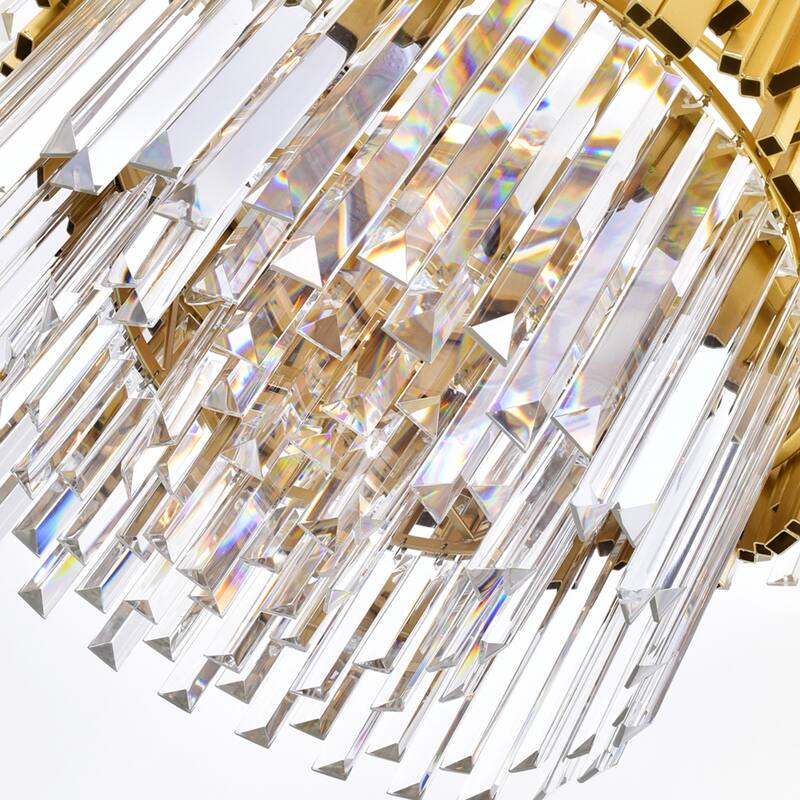 Deco 12 Light Down Chandelier With Medallion Gold Finish - Medallion Gold