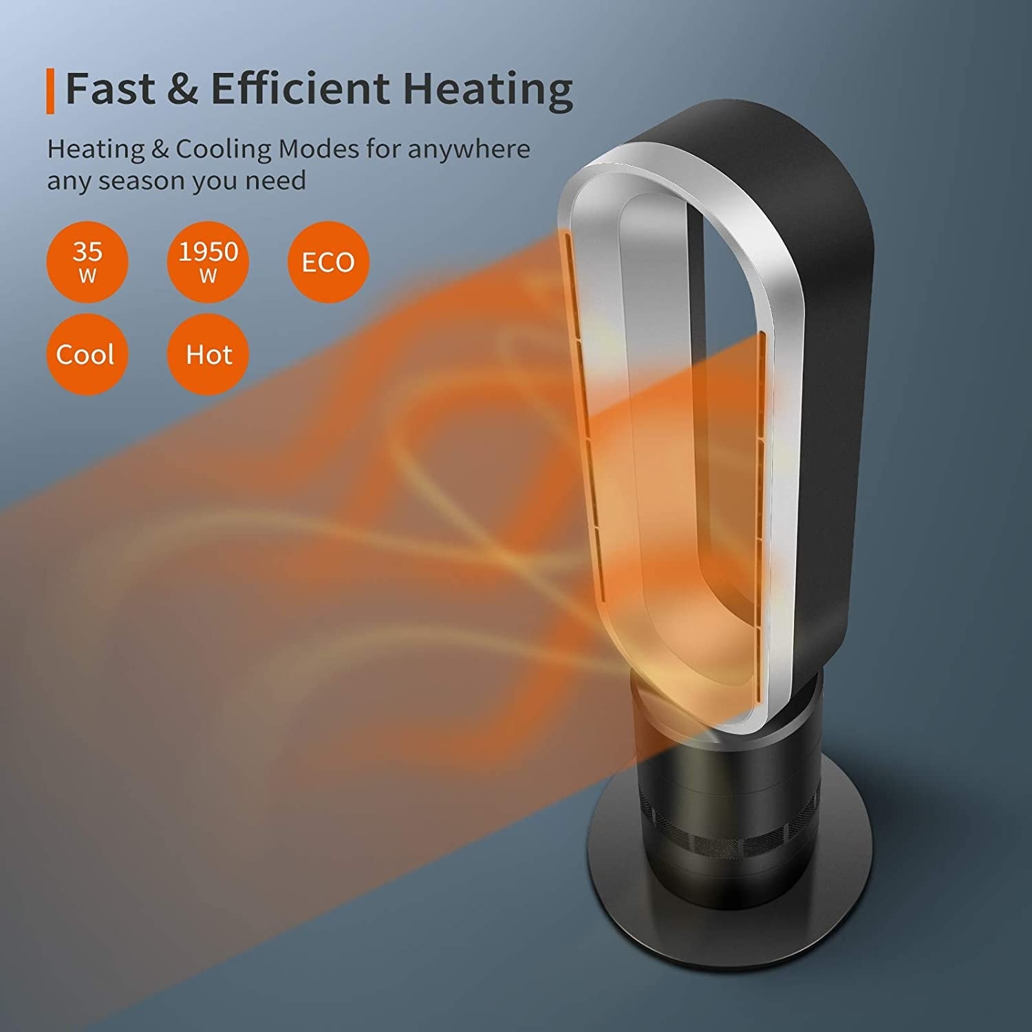 Bladeless Tower Fan, And Air Purifier In One, Space Heater With Remote  Control and 9H Timer, Quiet Cooling Air Circulator Fan - Bed Bath u0026 Beyond  - 35542235