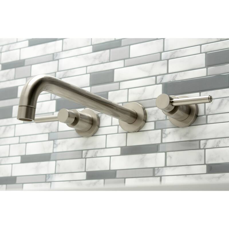 Kingston Brass Concord 3-Hole Wall Mount Roman Tub Faucet