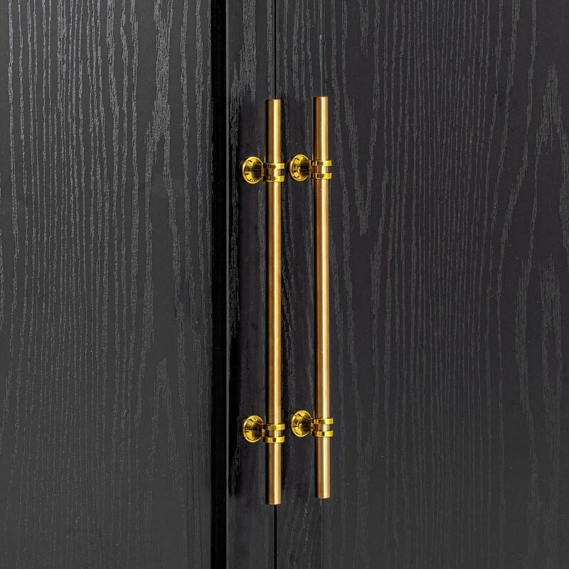 Farmhouse 78.2" Tall Kitchen Pantry Cabinet with Door Shelves, Adjustable Shelves and Hidden Drawer