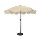 preview thumbnail 40 of 49, Clihome 9 Ft. Bohemian Fringed Patio Market Umbrella Beige With C-base