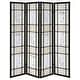 preview thumbnail 4 of 5, Catabella 4-Panel Room Divider Folding Shoji Screen Floral