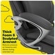 preview thumbnail 22 of 37, Serta Bryce Executive Office Chair with AIR Lumbar Technology and Layered Body Pillows
