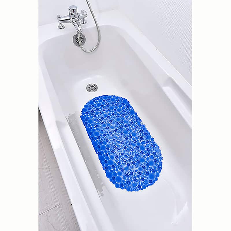 Bubbles Non-Slip Oval Bathtub Mat 28 L x 15 W