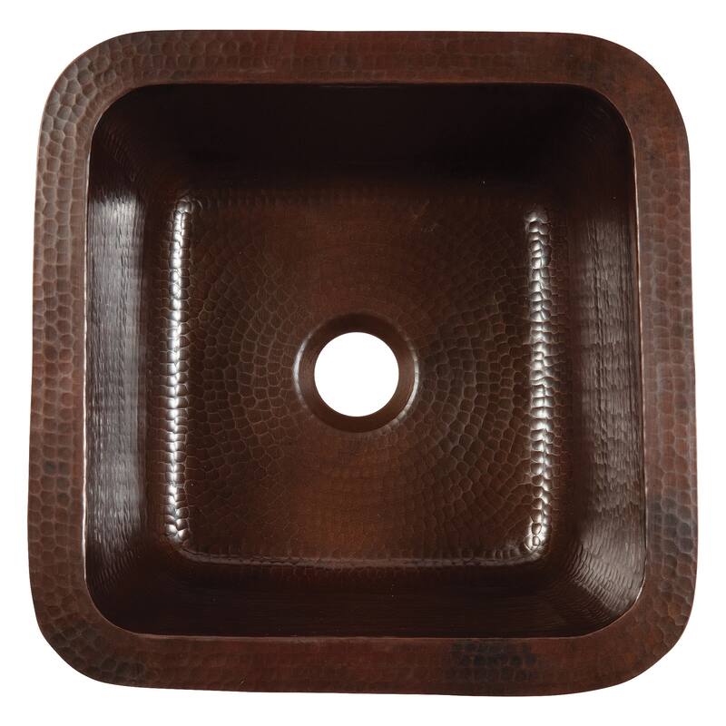 Pollock Copper 12" Single Bowl Undermount Kitchen Sink