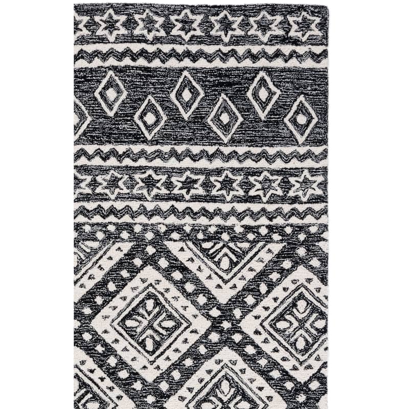 SAFAVIEH Handmade Micro-Loop Kobie Wool Rug