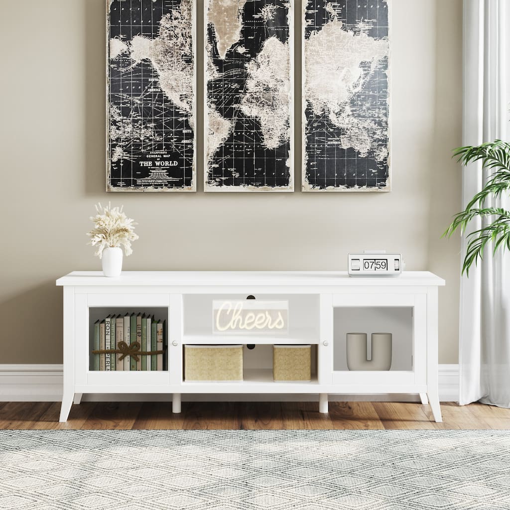 Lavish Home 55-inch TV Stand with Storage