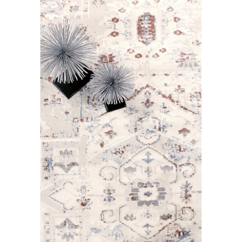 Pasargad Home Turkish Efes Design Oriental L. Grey Area Rug