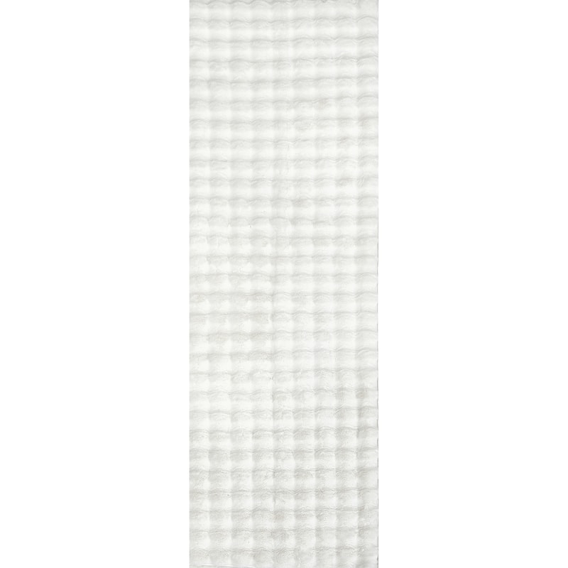 Nuloom Jeni Solid Plush Machine Washable Area Rug
