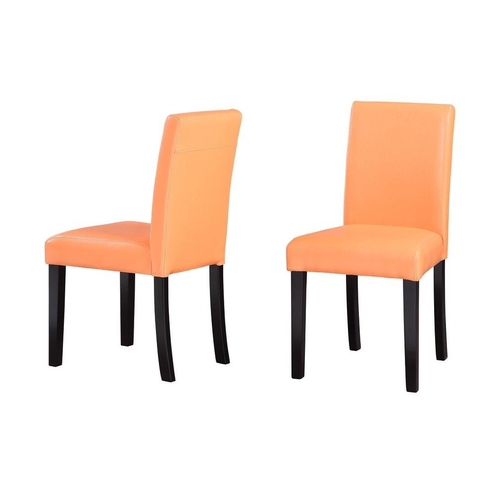 Orange hotsell parsons chair