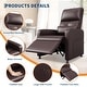 preview thumbnail 3 of 6, Garvee Power Recliner Chair with Massage and Heat, Adjustable PU Leather Sofa with Memory Remote, USB Port