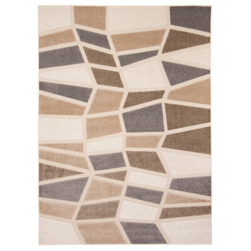 ECARPETGALLERY Kay Indoor/ Outdoor Rug - Ivory - 6'7 x 9'6