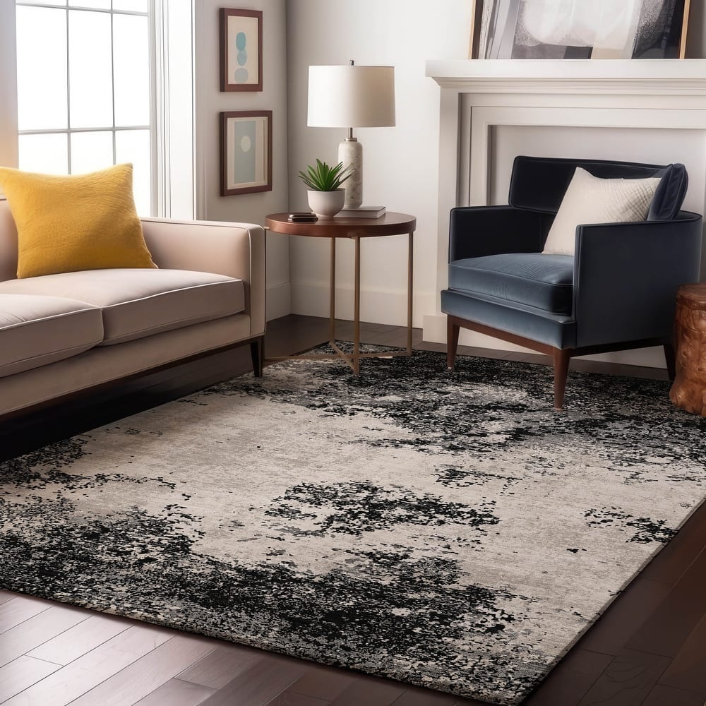 Premium Washable Super Soft Abstract Solid Mayfield Rug