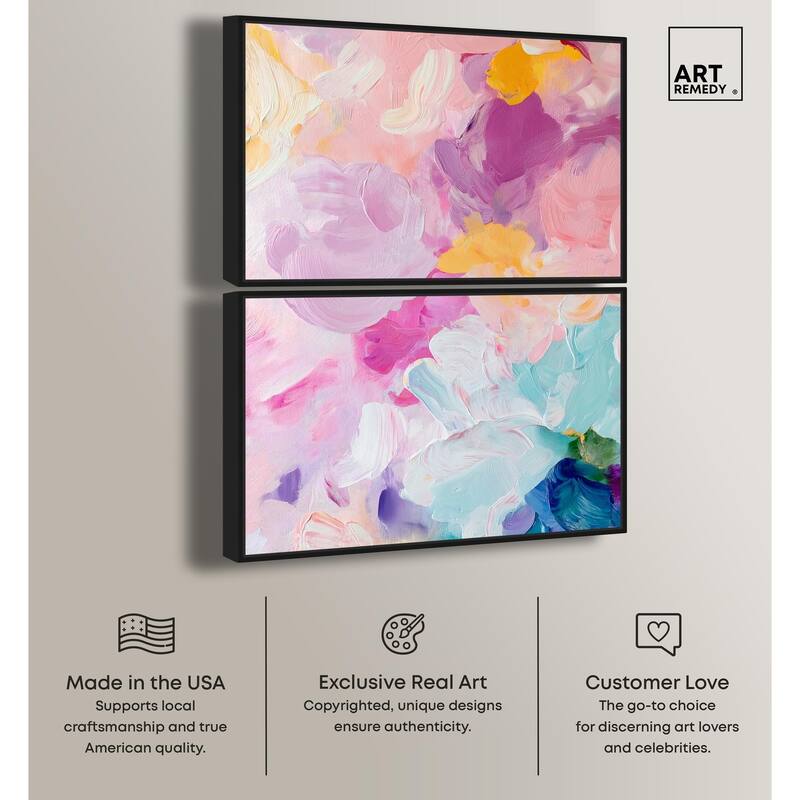 Misty Layers Canvas Set of 2 by Art Remedy