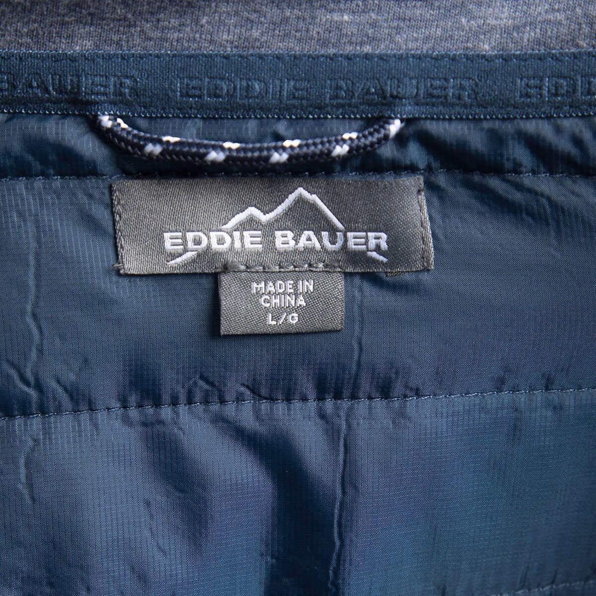 eddie bauer mixed media pullover