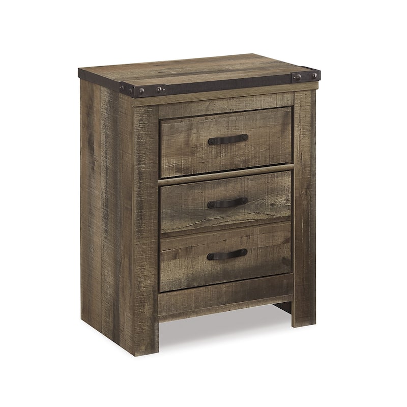 Trinell Two Drawer Night Stand - Brown