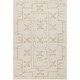 preview thumbnail 3 of 2, Junior Casual Solid Color Wool Area Rug Brown - 2' x 3'