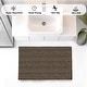 preview thumbnail 98 of 110, Deconovo Non Slip Chenille Striped Bath Mat Soft Durable