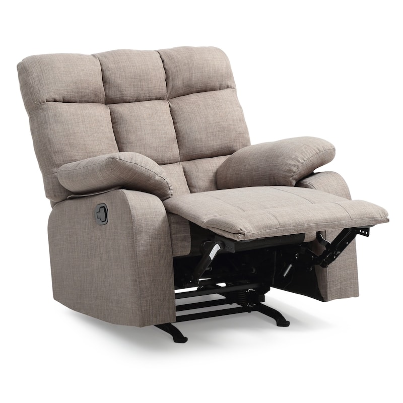 Cindy Twill Rocker Chair - Grey