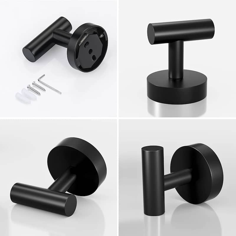 Modern Bath Hardware Set Towel Holder Set in Stainless Steel