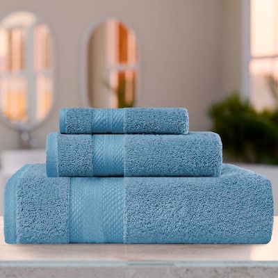Blue Nile Mills Rio Turkish Cotton 3 Piece Towel Set