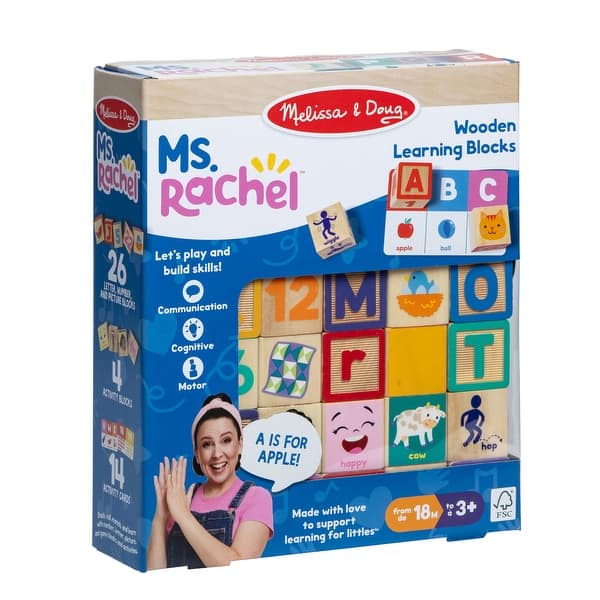 slide 2 of 6, Melissa & Doug Ms. Rachel Blocks & Activity Cards Multi - Kids
