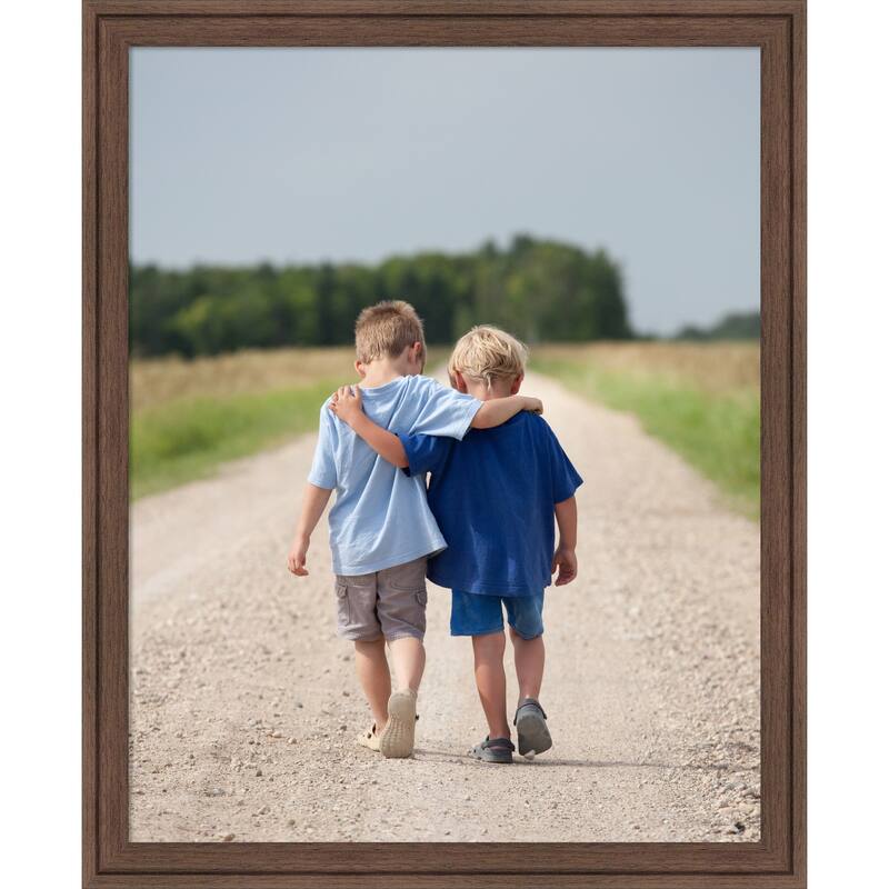 Florence Gold Framed Picture Frame, Photo Frame - 16x20 - Florence Medium Brown