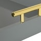 preview thumbnail 72 of 73, Kate and Laurel Lipton Polished Metal Handle Decorative Tray