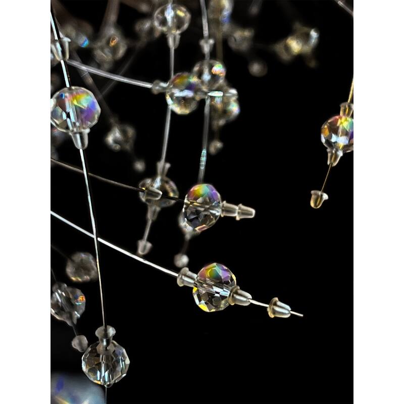 Starburst Chandelier 47" Wide Crystal Lighting Fixture