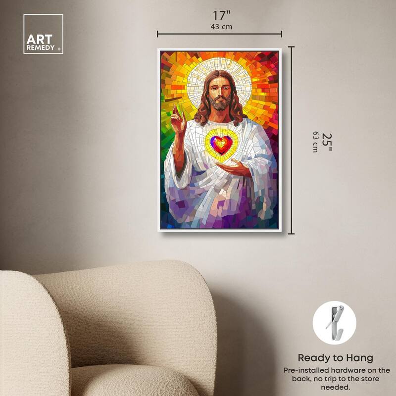 Blocks of Benediction I Canvas by Art Remedy