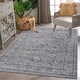 preview thumbnail 2 of 7, LOOM & LUXE Collection Grey/Oriental Non-Shedding Area Rug