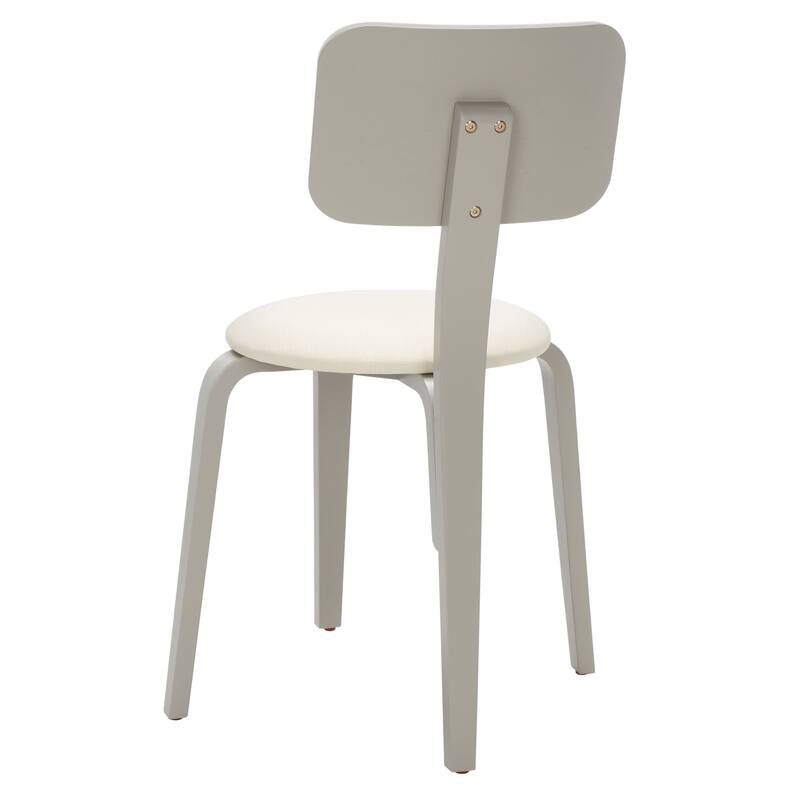 SAFAVIEH Alwine Upholstered Stackable Dining Chair (Set of 2) - 23Wx23Dx33H