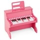 preview thumbnail 1 of 28, Gymax 25 Keys Digital Piano w/Music Stand Teaching Mode Lighted Keys 6 Pink