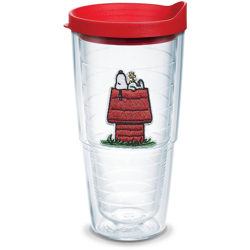Tervis Peanuts Snoopy Woodstock Best Buddies Collection Made in USA Double Walled Insulated Travel Tumbler, House - 24oz