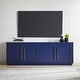 preview thumbnail 54 of 59, Tillman Rectangular TV Stand for TV's up to 75" Dark Blue