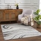 preview thumbnail 38 of 50, Hauteloom Liverpool Living Room, Bedroom Area Rug - Contemporary - Cream,Green - 7'10" x 10'
