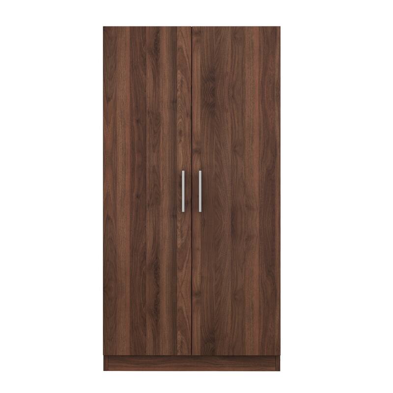 Stylish Armoires with Ample Storage and Clothes Rail Wardrobe Clothes Storage Cabinet for Bedroom