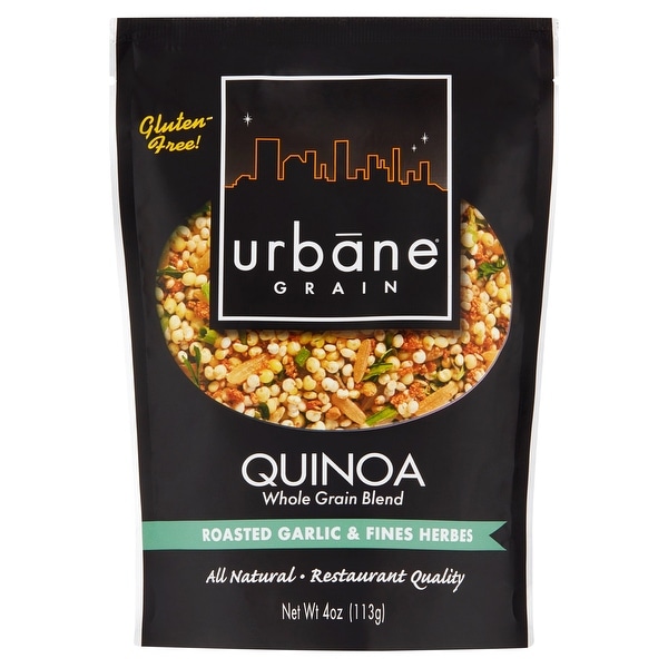 Urbane Grain Quinoa - Roasted Garlic & Herbs - Case of 6 - 4 oz