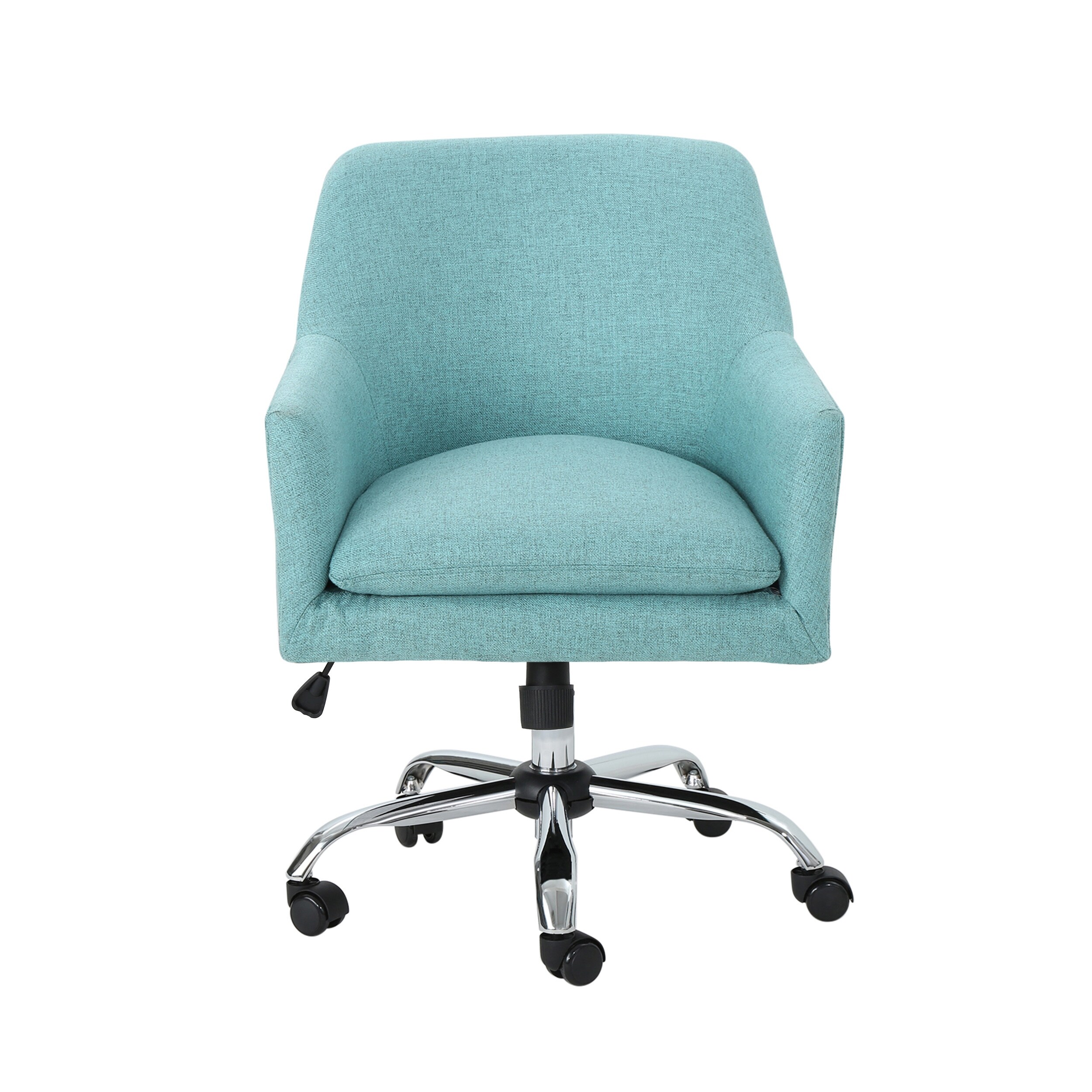 Johnson mid century modern fabric home office chair with chrome base by christopher online knight home