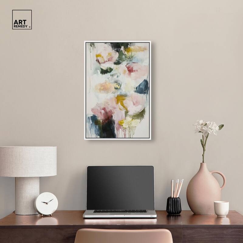 Dripping Colors I Canvas by Art Remedy