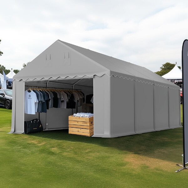 tent  13'x32'x13' Outdoor Portable Commercial Storage Canopy with Roll