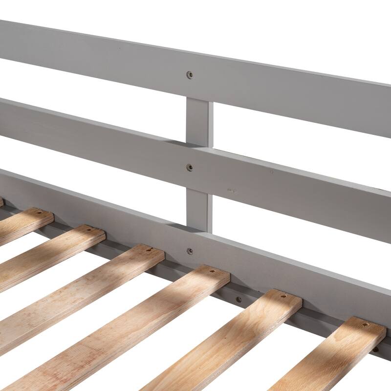 Full and Twin Size L-Shaped Bunk Bed