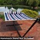 preview thumbnail 12 of 88, 2 Person Quilted Hammock w/ Spreader Bar & Pillow - Style Options Available