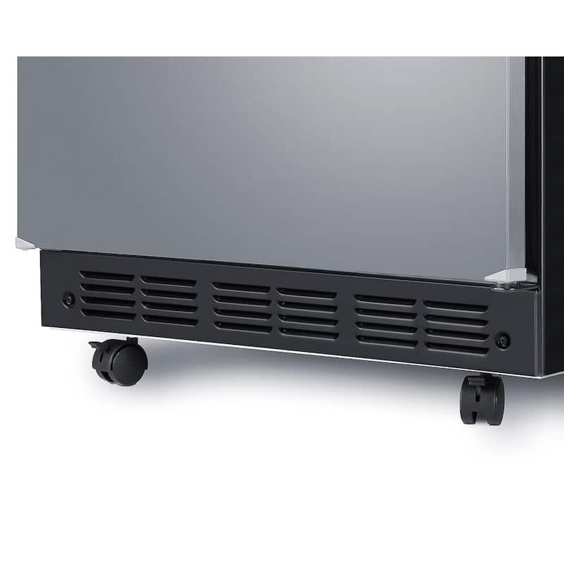 Summit SBC7BRSIF 24" Wide 5.3 Cu. Ft. Panel Ready Free Standing Double