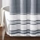 preview thumbnail 24 of 24, Lush Decor Nantucket Yarn Dyed Cotton Tassel Fringe Shower Curtain