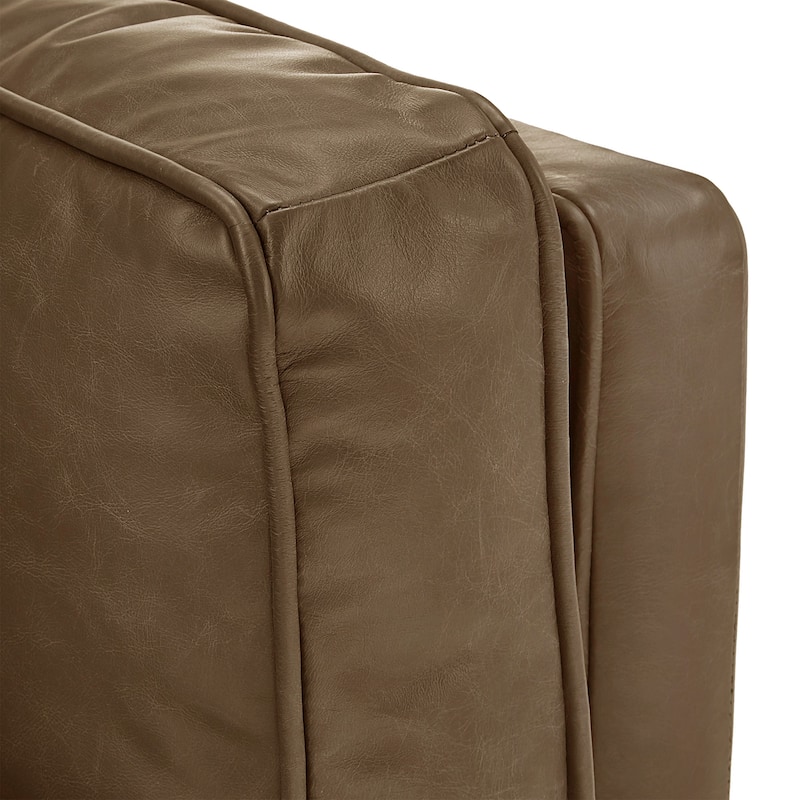Gianella Oxford All Leather Sofa by iNSPIRE Q Modern