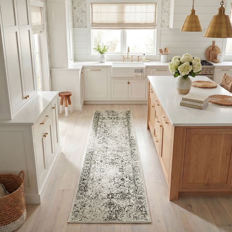 SAFAVIEH Adirondack Riin Rustic Shabby Chic Distressed Rug