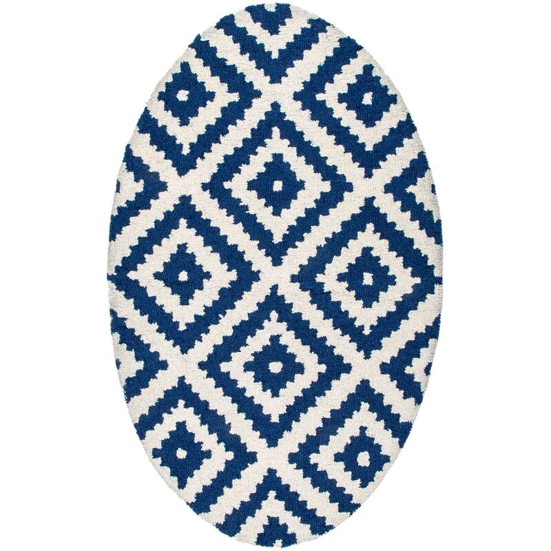 Nuloom Kellee Hand Tufted Geometric Wool Area Rug